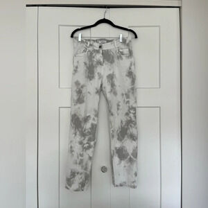 Gigi Moda Women's Stretch Slim  Pants Size L Tye Dye Made in Italy